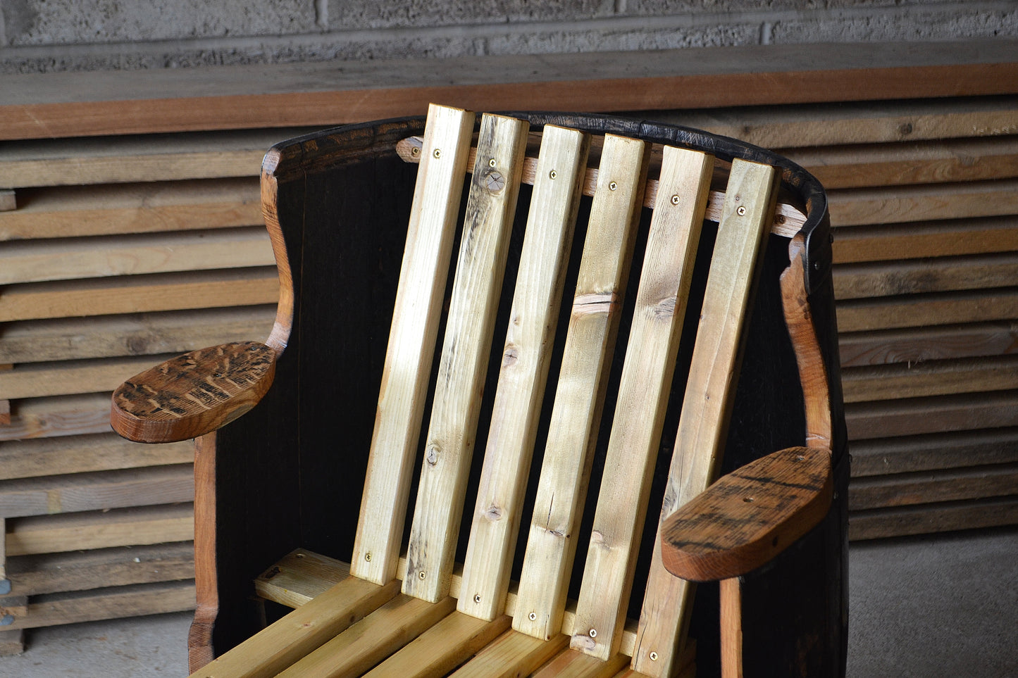 Whisky Barrel Tub Chair