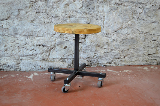 Industrial Stool on Castors