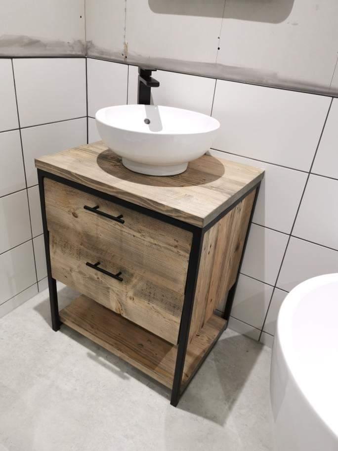 Industrial Vanity Unit with Drawers