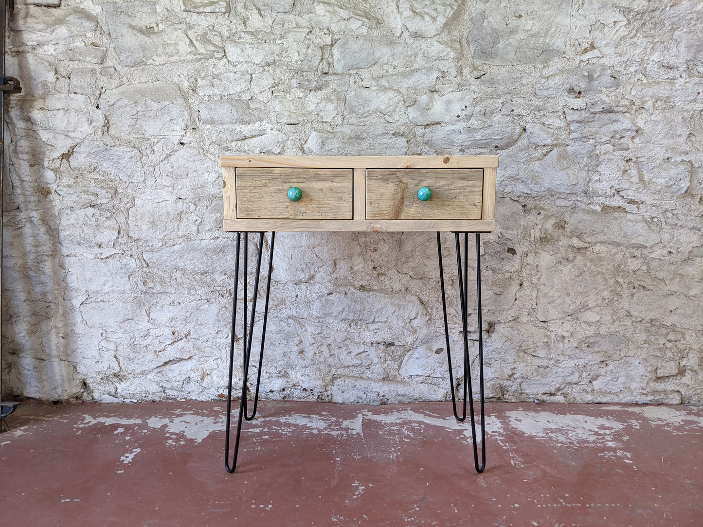 Dressing Table with Drawers & Hairpin Legs