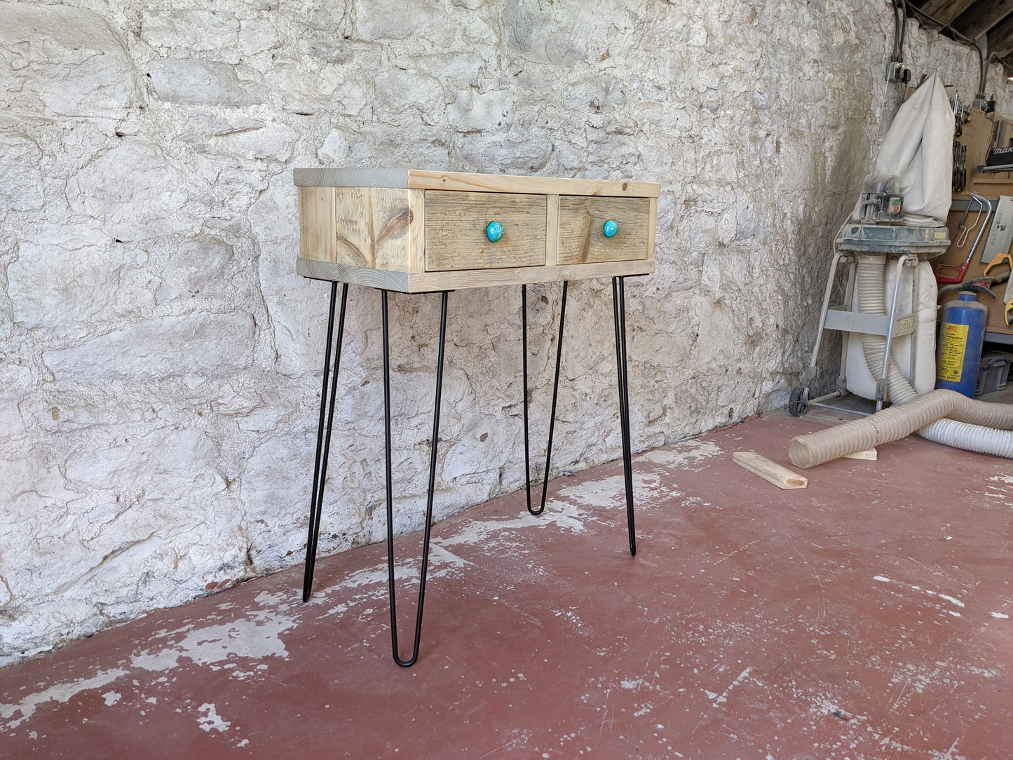 Dressing Table with Drawers & Hairpin Legs